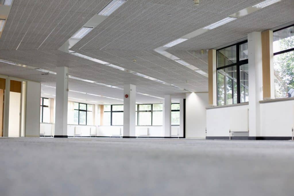 Light, naturally ventilated open plan leasehold offices for sale at Winslade Park, Exeter 