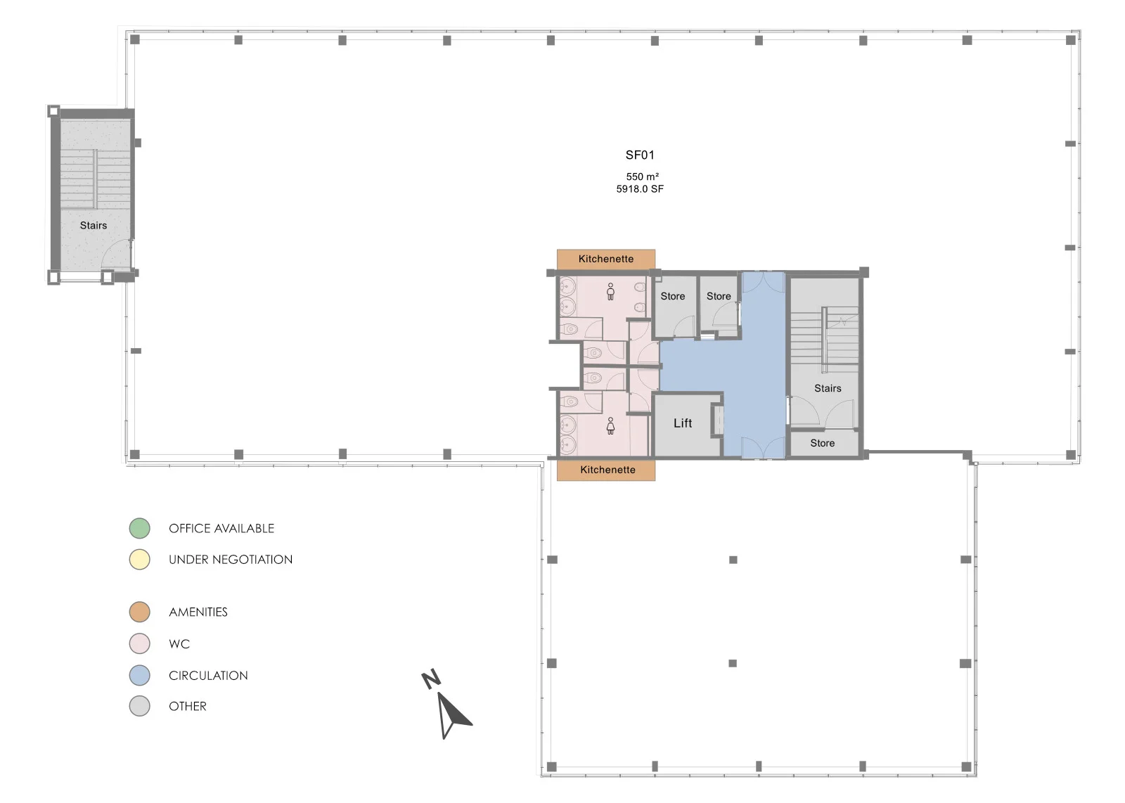 Brook House – Second Floor