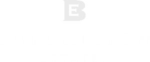 Burrington Estates white logo