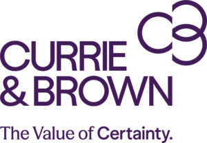 CurrieBrown Logo Vertical Purple CMYK